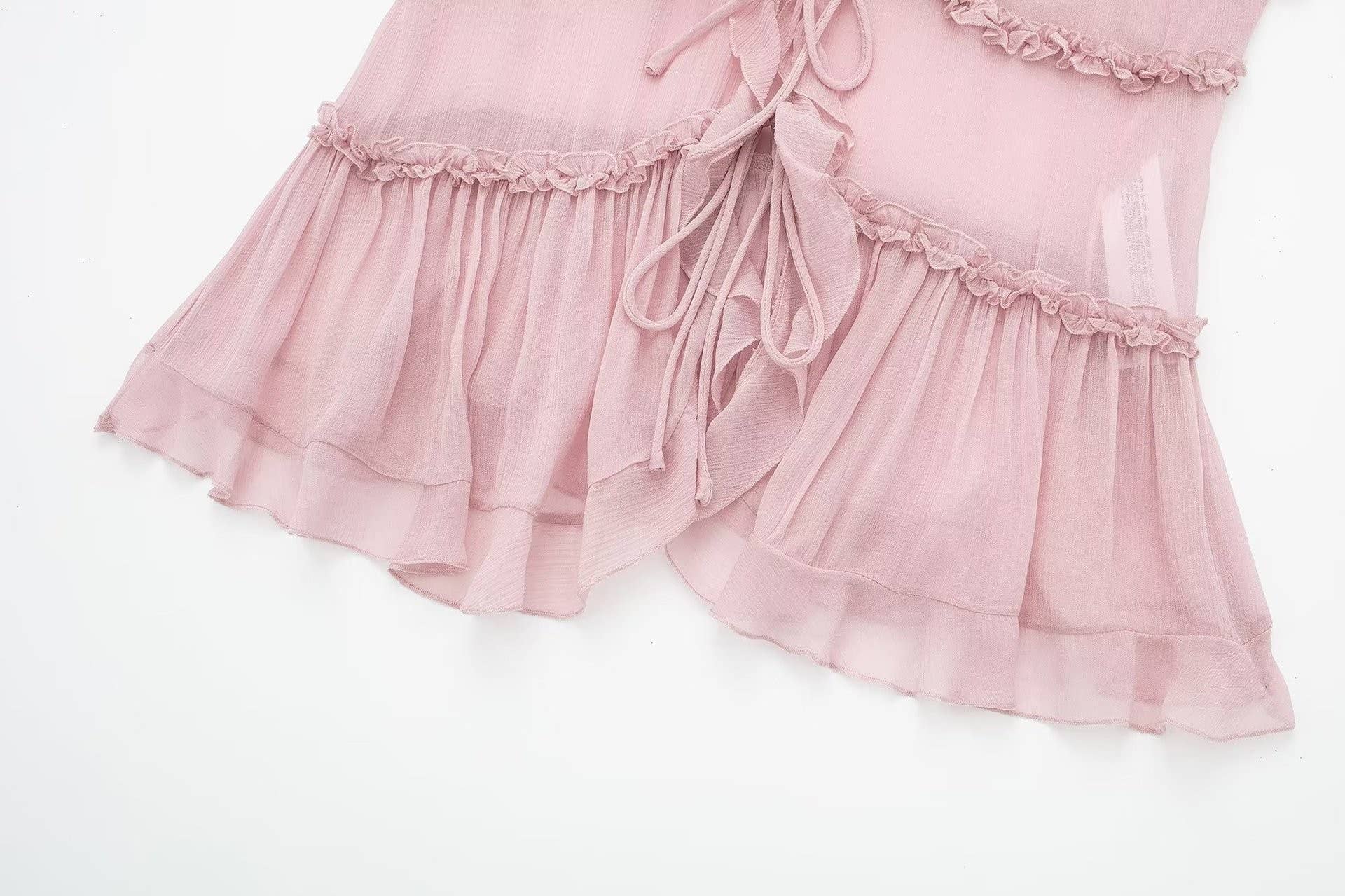 Sheer Layered Cami Top - Image 10