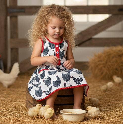 Sleeveless Dress Count your Chickens