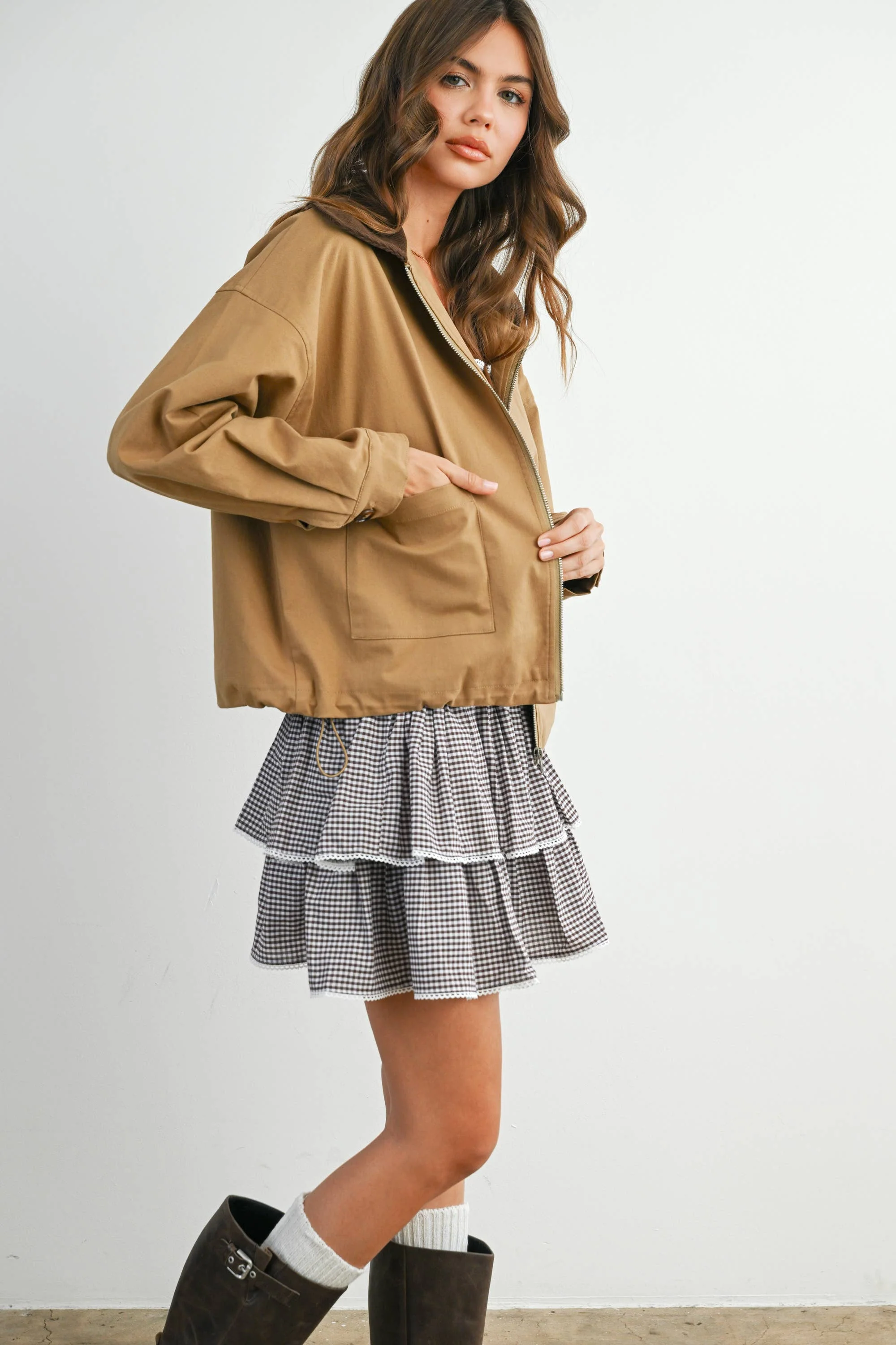 Smocked Strapless Tiered Ruffle Mini Dress - BMD7746 - Image 9