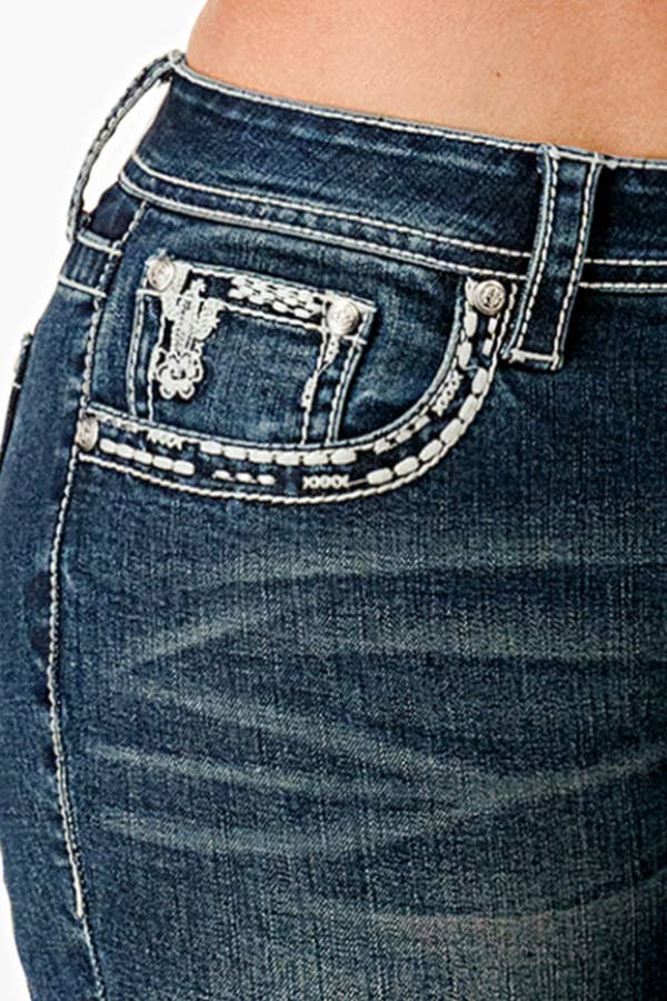 Steer Head Mid Rise Boot Cut 32" | EB-S800-32 - Image 3