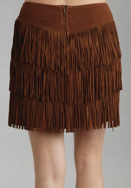 Stetson Ladies Collection Suede Fringe Skirt Style 11-060-0539-0708 - Image 3