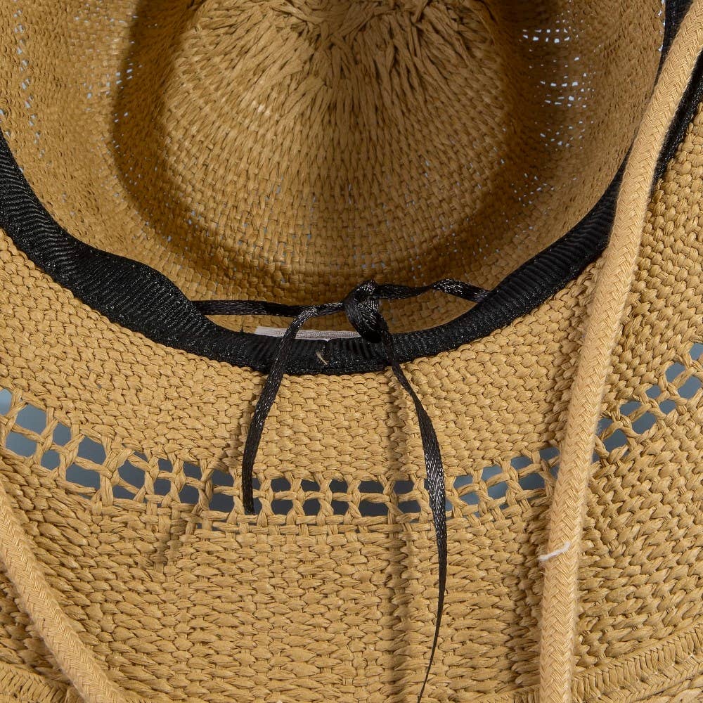 Straw Weave Cowboy Hat - Image 7