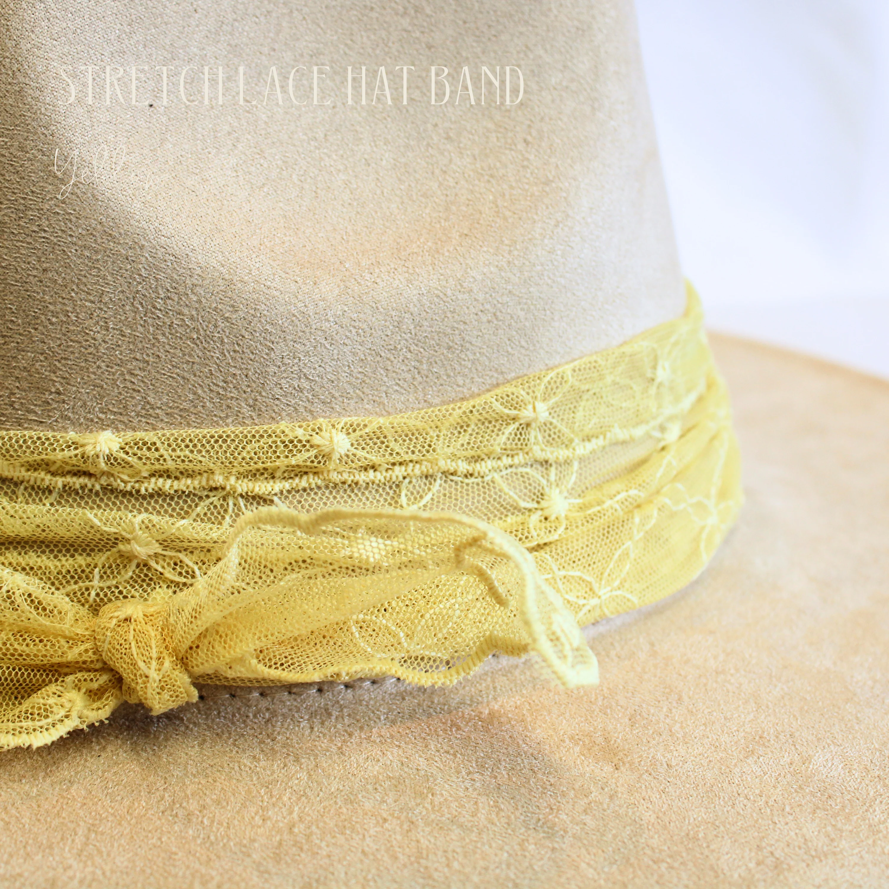 Stretch Lace Hat Band-Floral - Image 2