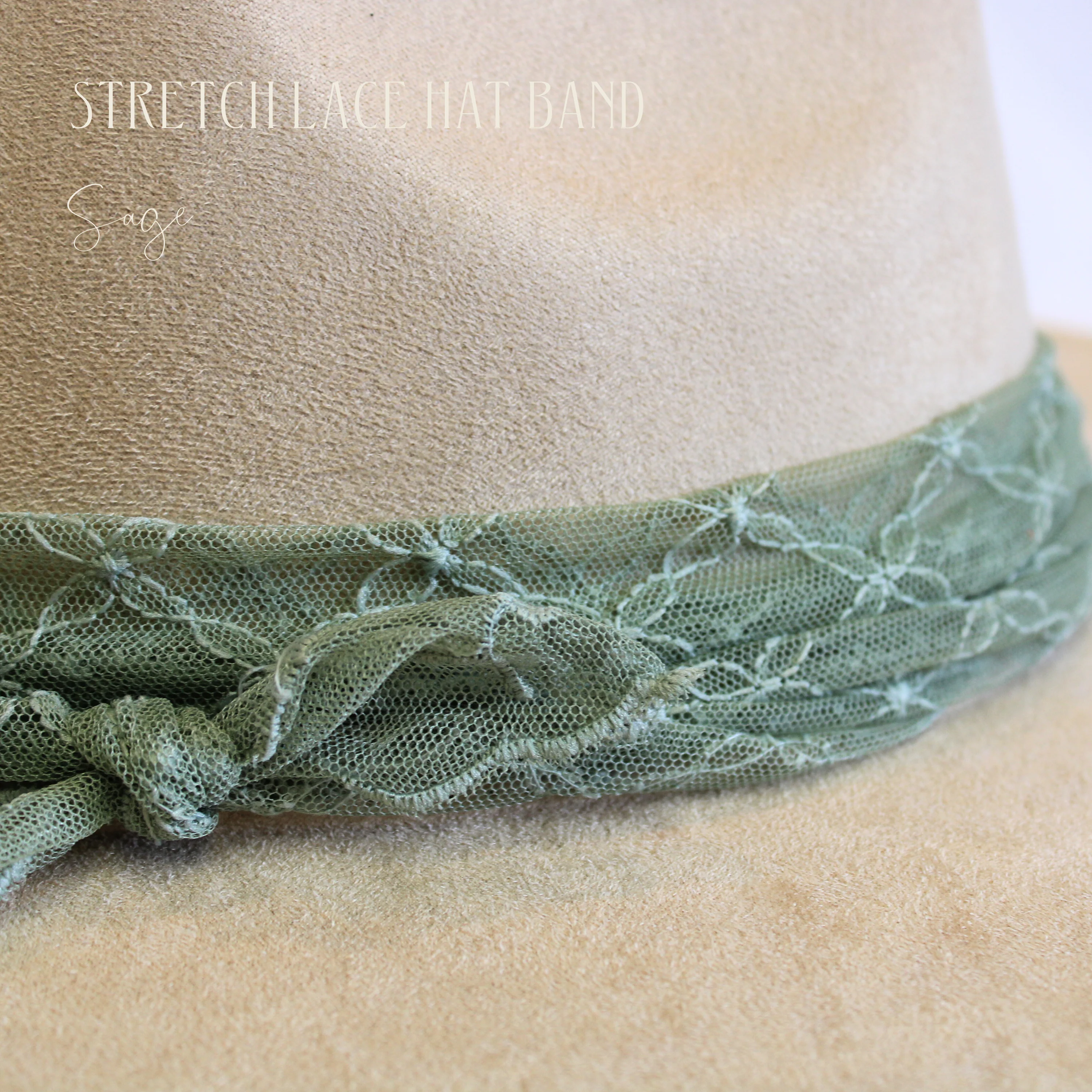 Stretch Lace Hat Band-Floral - Image 3