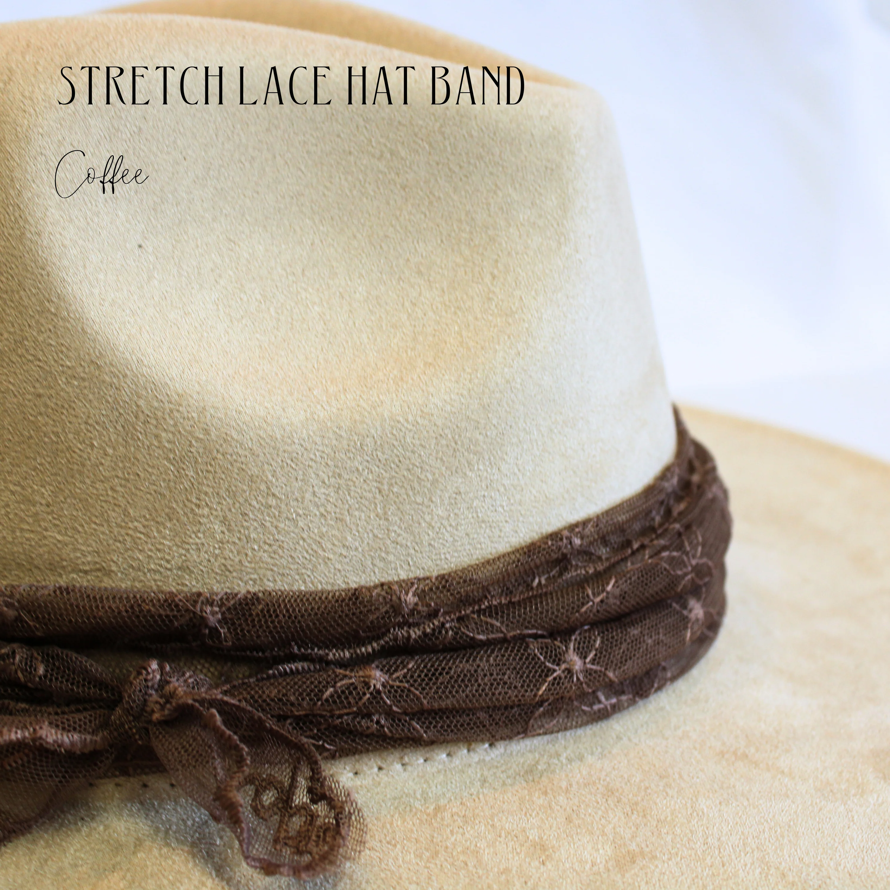 Stretch Lace Hat Band-Floral - Image 5