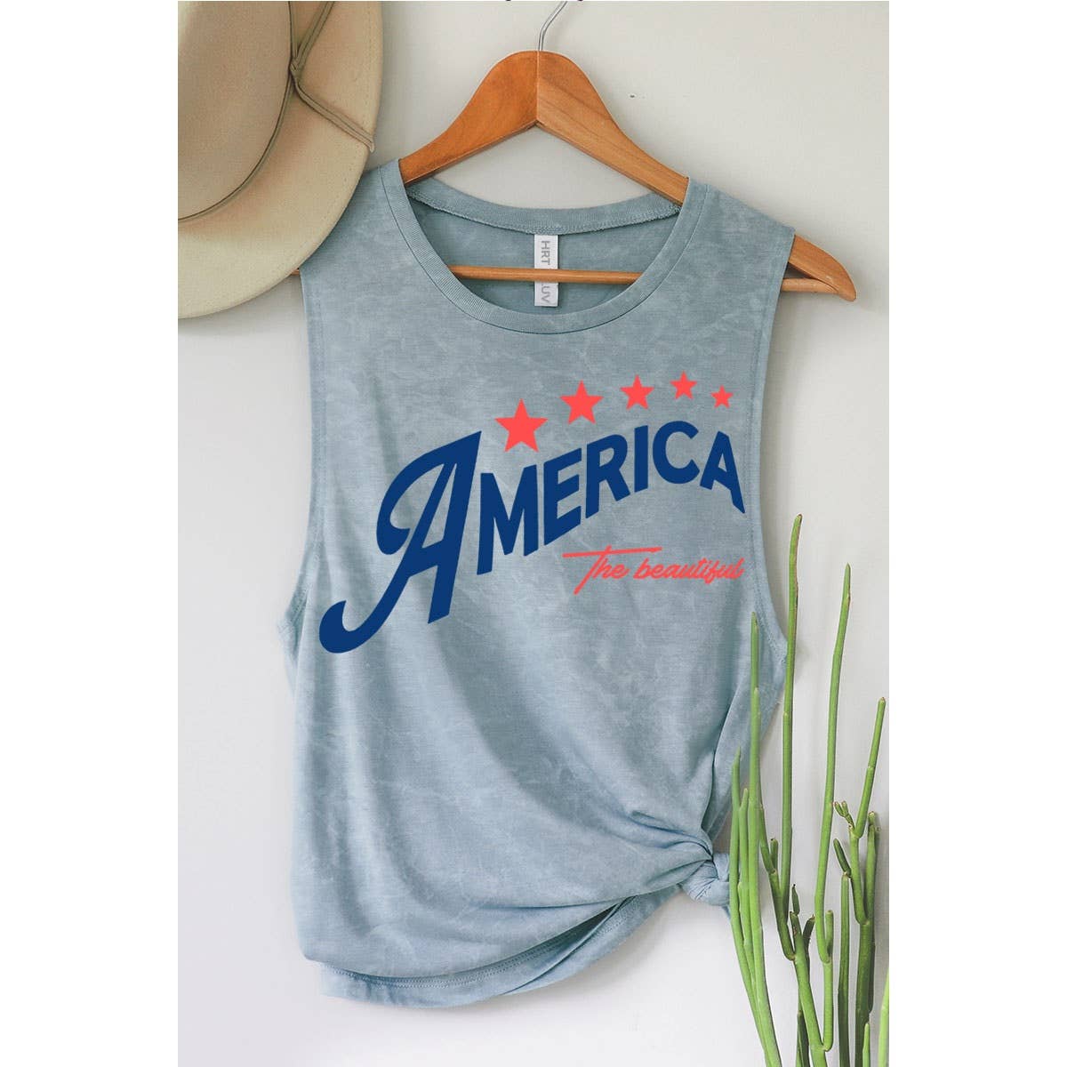 THE BEAUTIFUL AMERICA MINERAL GRAPHIC TANK TOP - Image 6