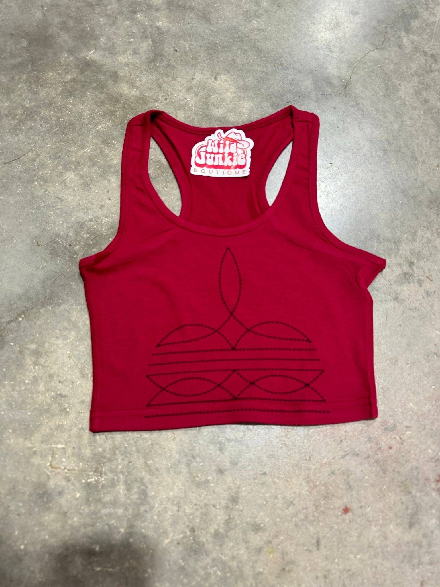 The Original, Viral Boot Stitch Western Tank Top - Image 9