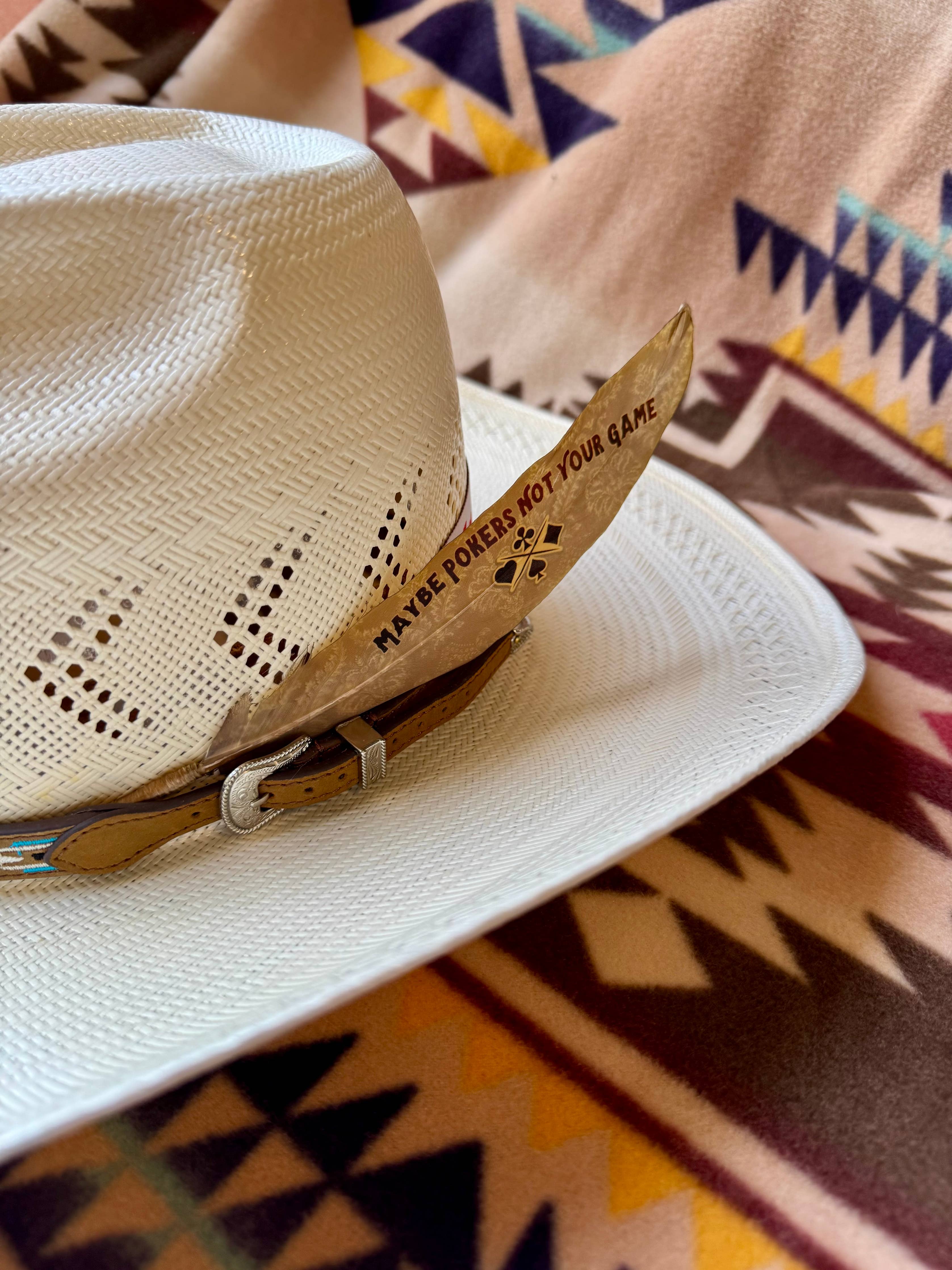 Tombstone Maybe Pokers Not Your Game - Western Hat Accessory - Image 6