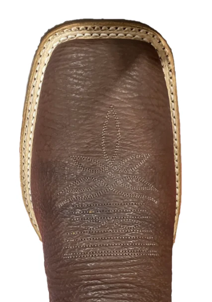 Tony Lama Mens Black Wide Square Toe Western Boots Style EP6096 - Image 3