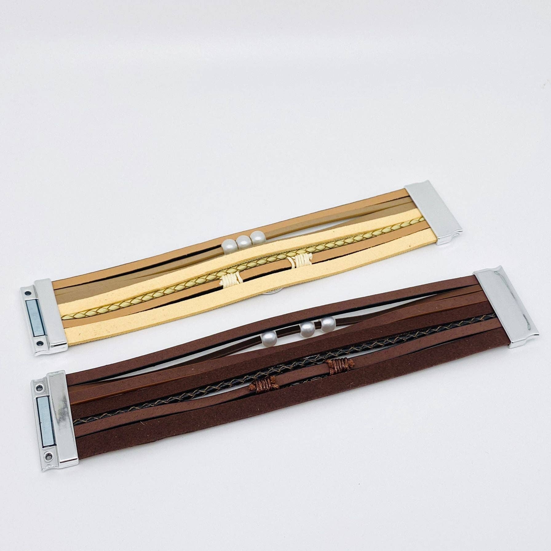 Tree of Life Multi-Layer Leather Bracelet | Magnetic Buckle - Image 5