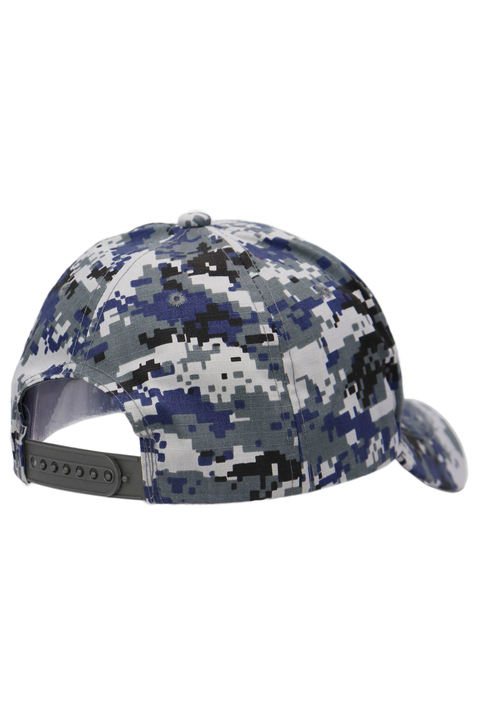 U.S. Military Branch Logo Digital Camo Baseball Cap - Image 5