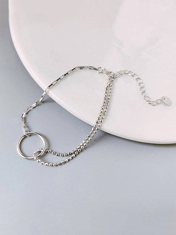 Urban Solid Color Geometric Bracelet Accessories - Image 5