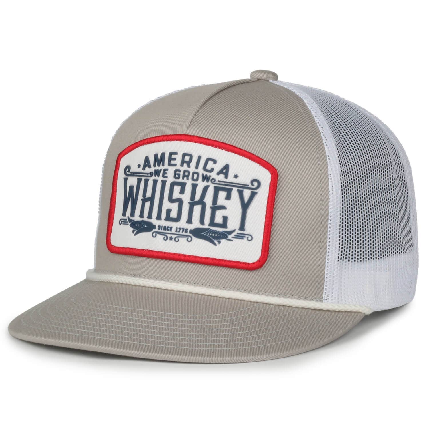 We Grow Whiskey Hat - Flat