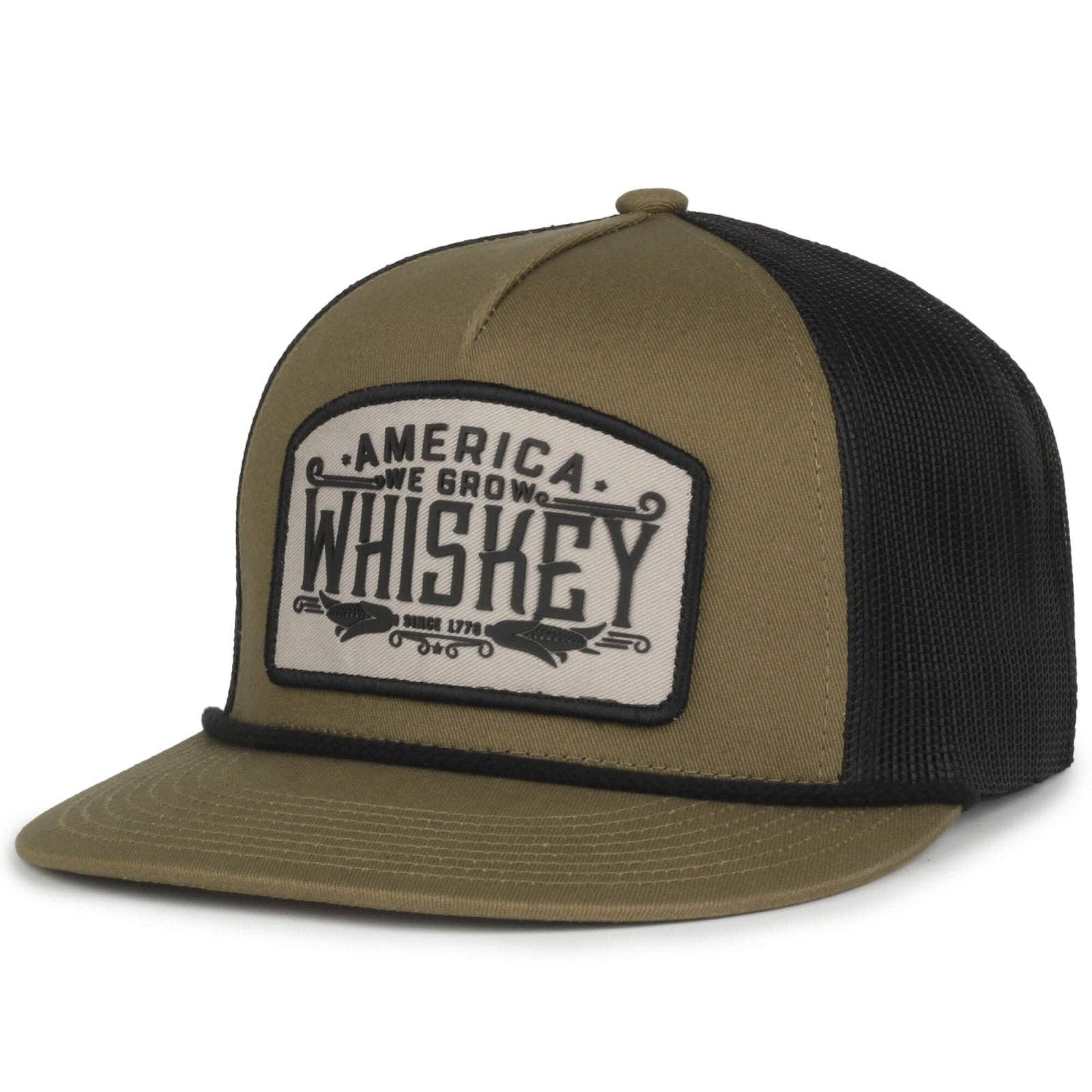 We Grow Whiskey Hat - Flat - Image 2