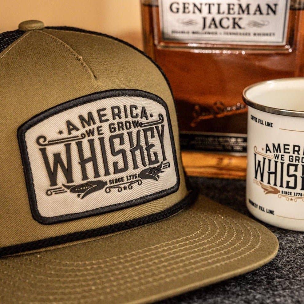 We Grow Whiskey Hat - Flat - Image 4