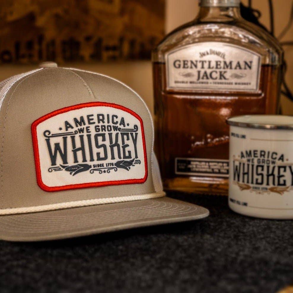 We Grow Whiskey Hat - Flat - Image 6