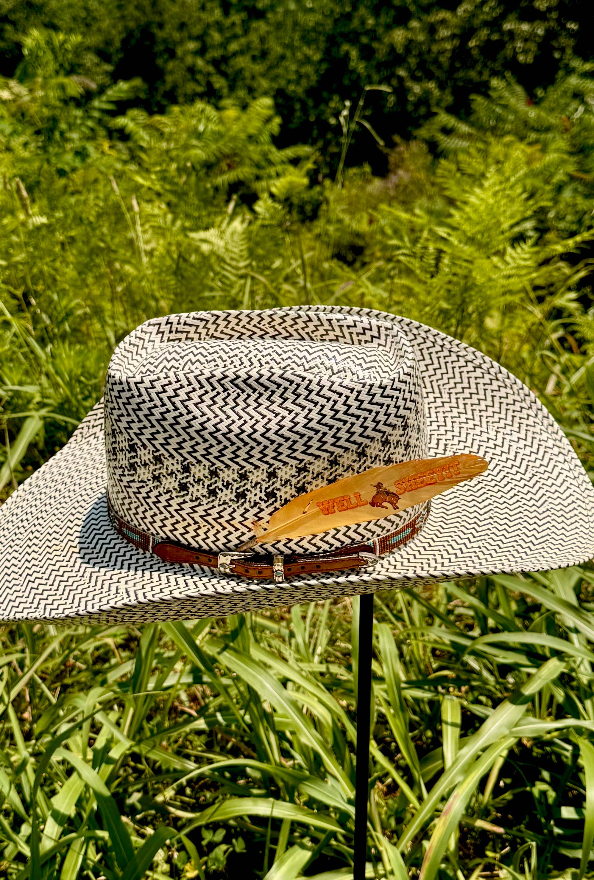 Well Sheeit Hat Feather - Western Hat Accessory - Image 4