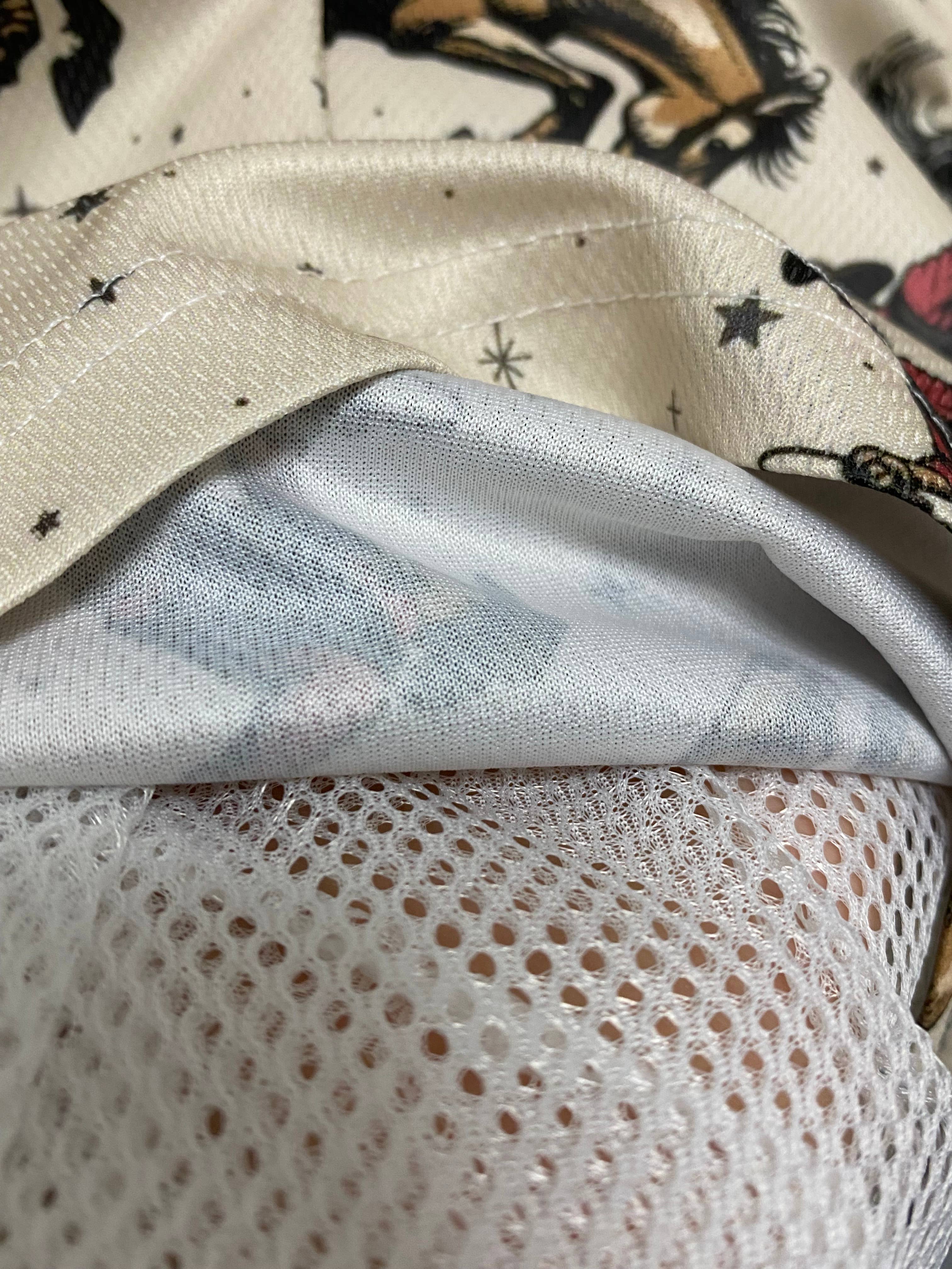 Western cowboy Rodeo & bow & Checkered air mesh shorts - Image 11