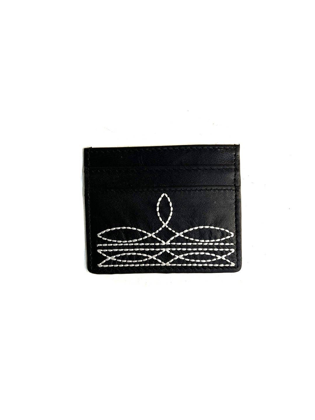 WESTERN GENUINE LETHER BOOT STITCH CARD HOLDER - Image 3