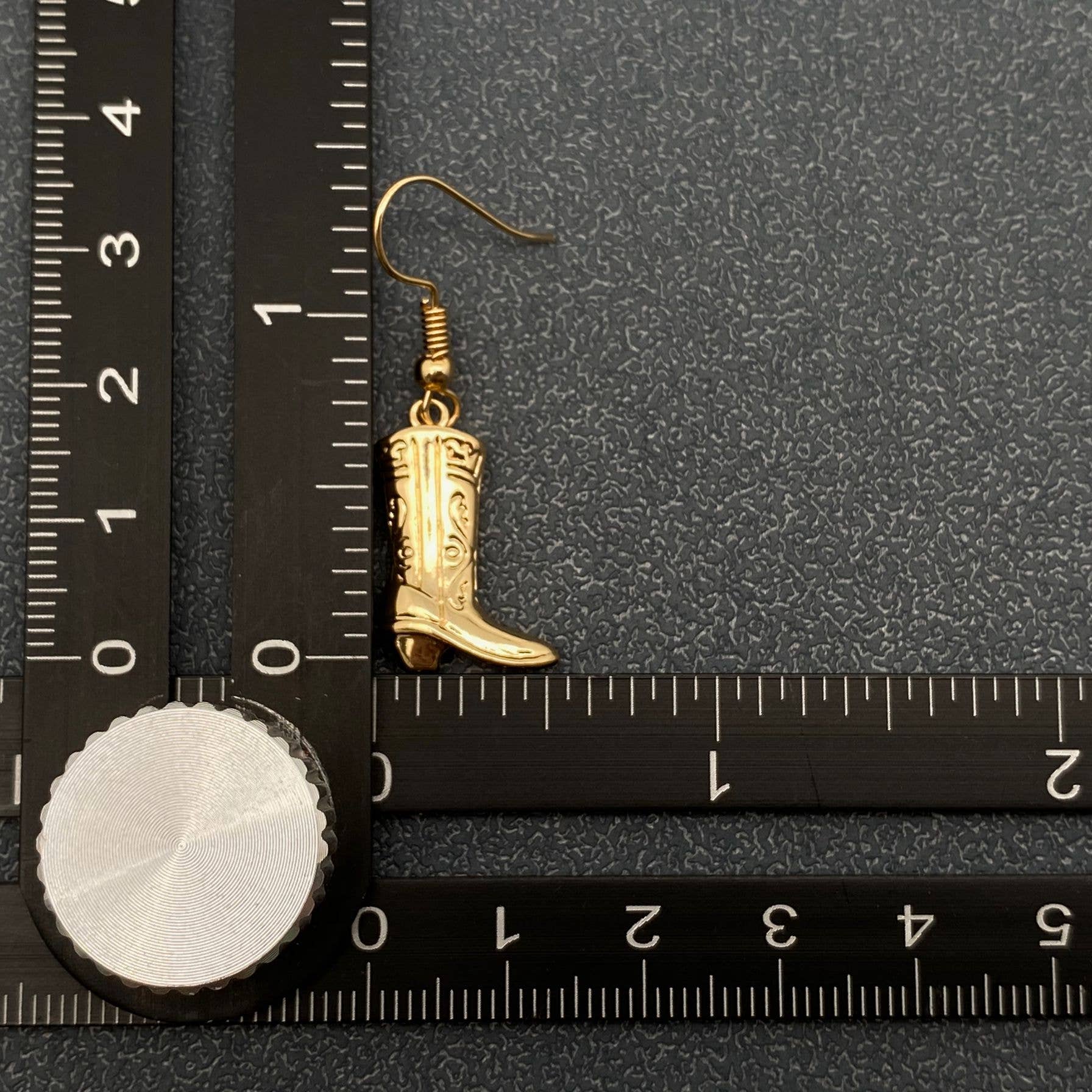 Western Style Cowgirl Boots charm Dangle Earrings - WJ - Image 4