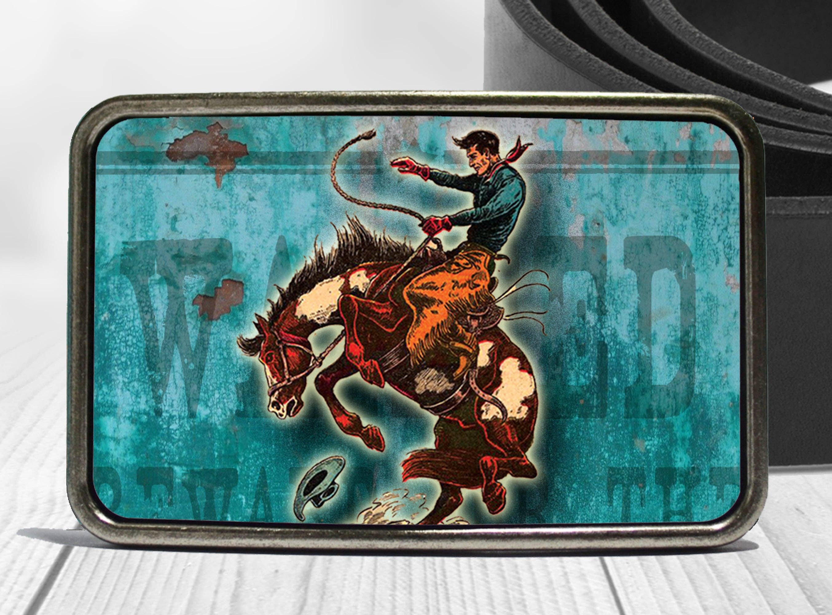 Wild West Cowboy Belt Buckle - Image 4