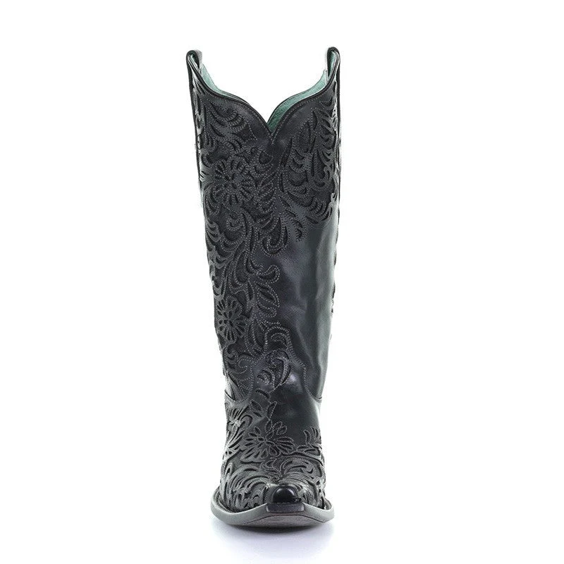 Corral Womens Black Full Inlay Boot by Corral Style G1417 - Image 3