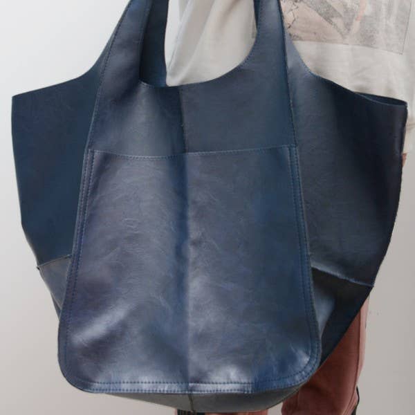 Women's shoulder bag large capacity Soft PU leather handbag - Image 14
