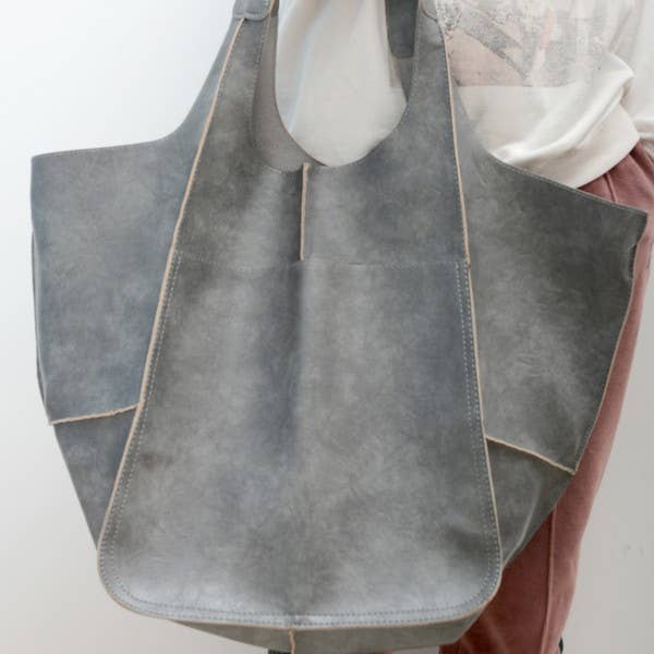 Women's shoulder bag large capacity Soft PU leather handbag - Image 8