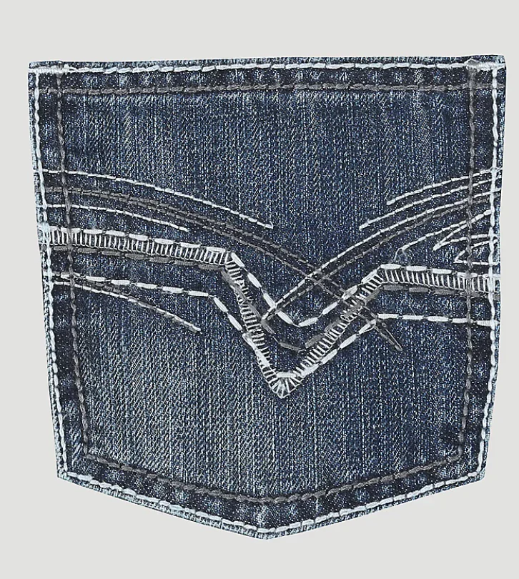 WRANGLER BOY'S 20X VINTAGE BOOTCUT SLIM FIT JEAN (8-20) IN CANYON LAKE STYLE 42BWXCL - Image 3