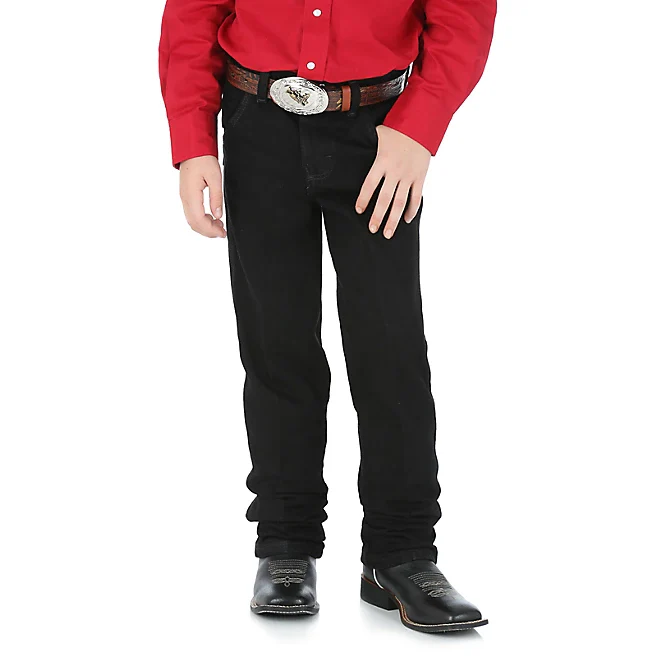WRANGLER BOYS COWBOY CUT ORIGINAL FIT JEAN STYLE 13MWBBK - Image 3