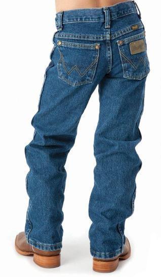 Wrangler Boys George Strait Original Cowboy Cut Heavy Denim Stone Jeans Style 13BGSHD - Image 3