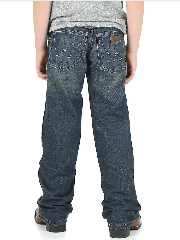 WRANGLER BOYS RETRO BOOTCUT JEAN (8-20) IN NIGHT SKY STYLE BRT20NS - Image 3