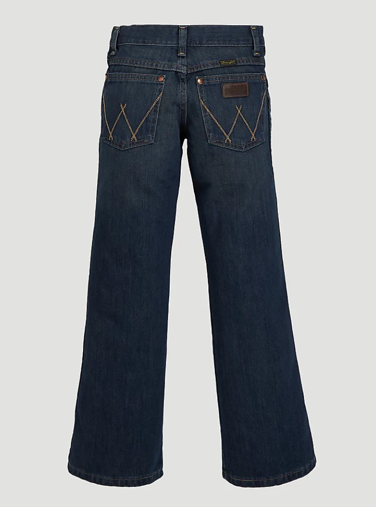WRANGLER BOYS RETRO BOOTCUT JEAN (8-20) IN NIGHT SKY STYLE BRT20NS - Image 4
