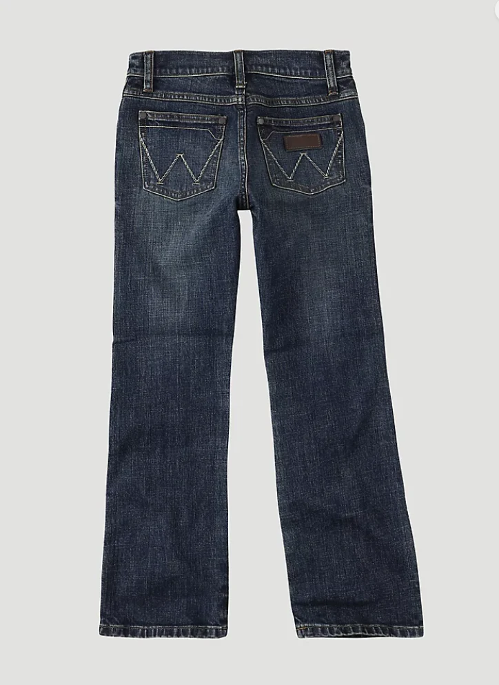 WRANGLER BOYS RETRO SLIM BOOT JEAN (4-20) IN LAYTON STYLE 112336145 - Image 2