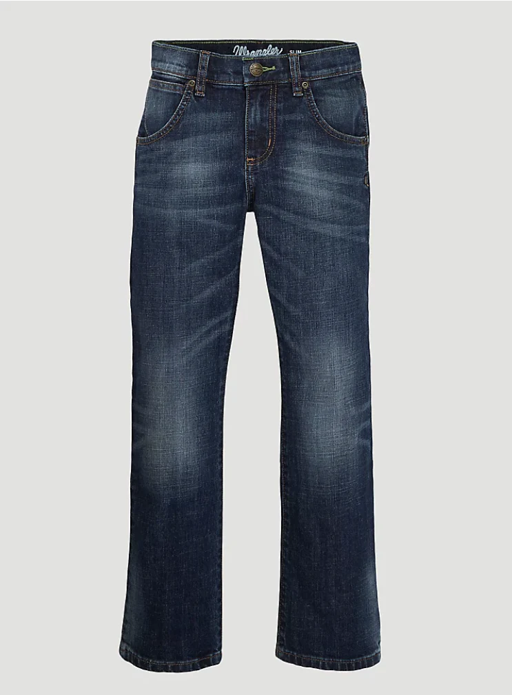WRANGLER BOYS RETRO SLIM STRAIGHT JEAN (8-20) IN BOZEMAN STYLE 88BWZBZ - Image 3