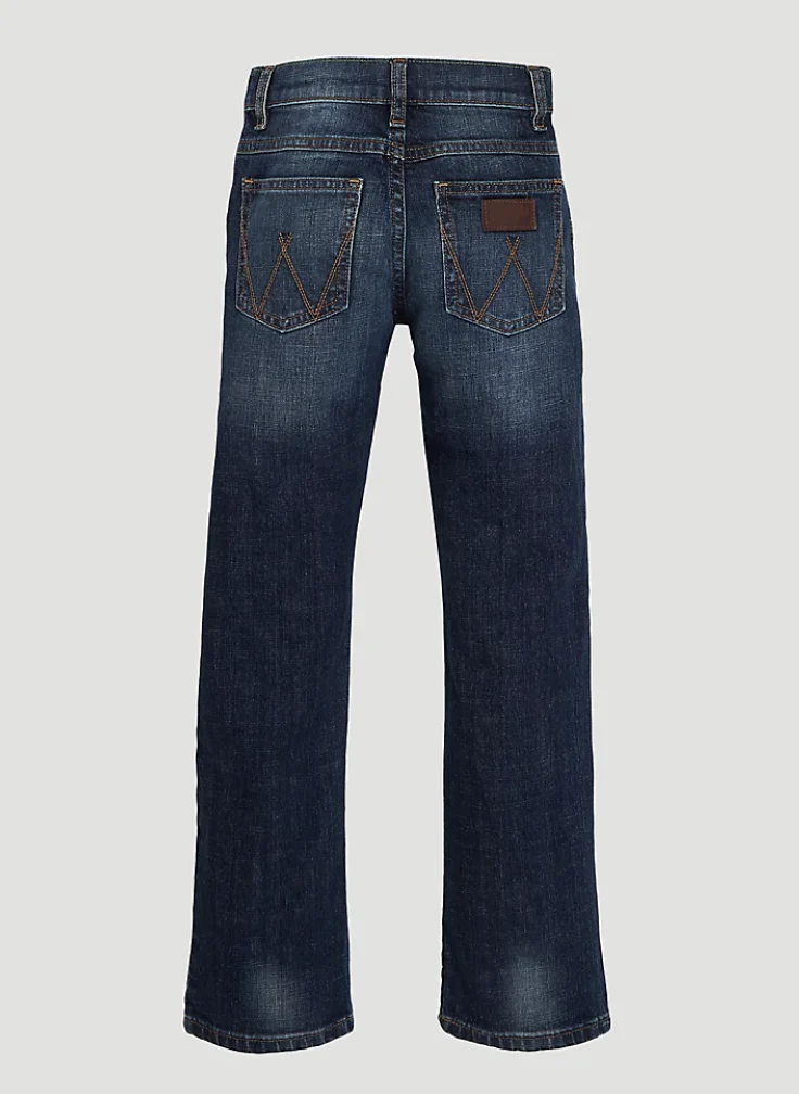 WRANGLER BOYS RETRO SLIM STRAIGHT JEAN (8-20) IN BOZEMAN STYLE 88BWZBZ - Image 4