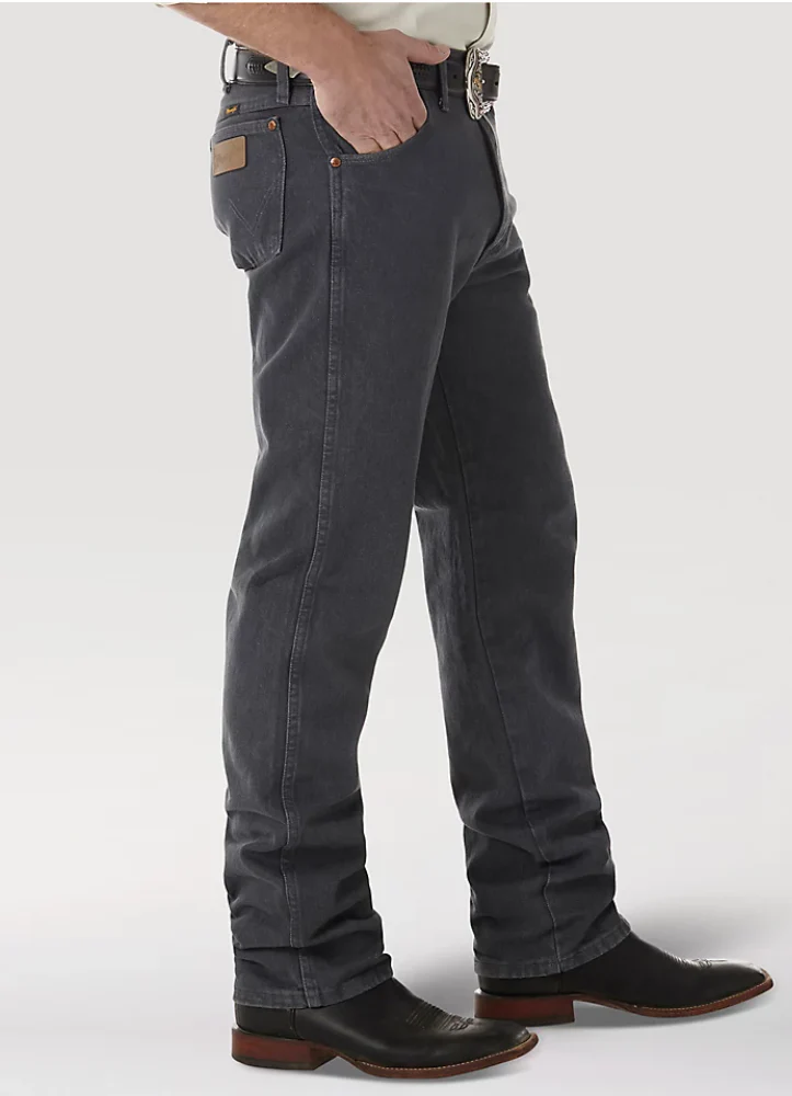 Wrangler Cowboy Cut Regular Fit Prewashed Charcoal Style 13MWZCG - Image 3