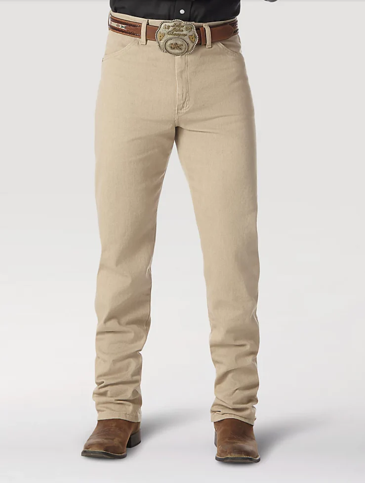 Wrangler Cowboy Cut Regular Fit Prewashed Tan Style 13MWZTN - Image 5