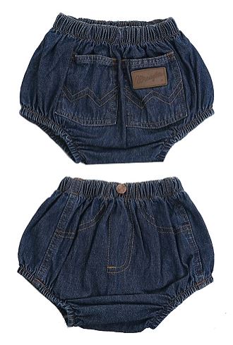 WRANGLER BABY DIAPER COVER IN PREWASHED INDIGO STYLE 11PWIPW - Image 4