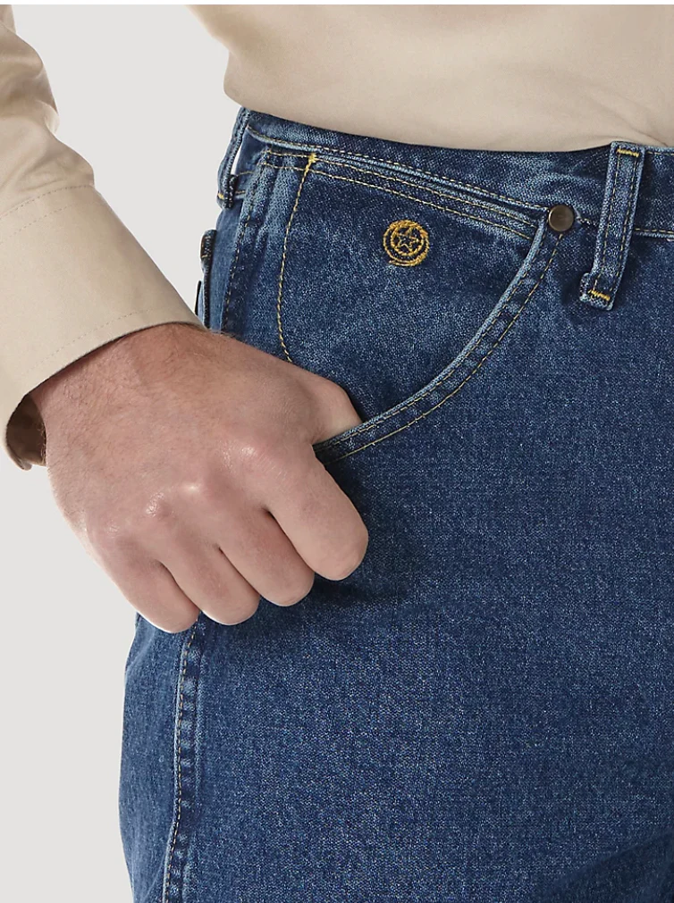 Wrangler George Strait Denim Stone Relaxed Fit Jeans Style 31MGSHD - Image 6