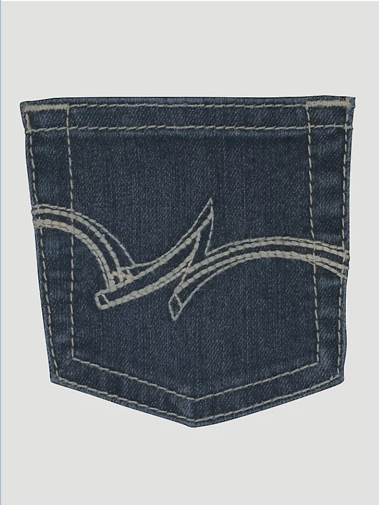 WRANGLER GIRLS PREMIUM PATCH JEAN (4-14) IN DARK BLUE STYLE 09MWGER - Image 6