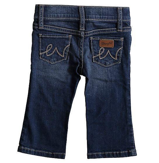 WRANGLER BABY GIRL WESTERN 5 POCKET JEAN IN DENIM STYLE PQJ113D - Image 5