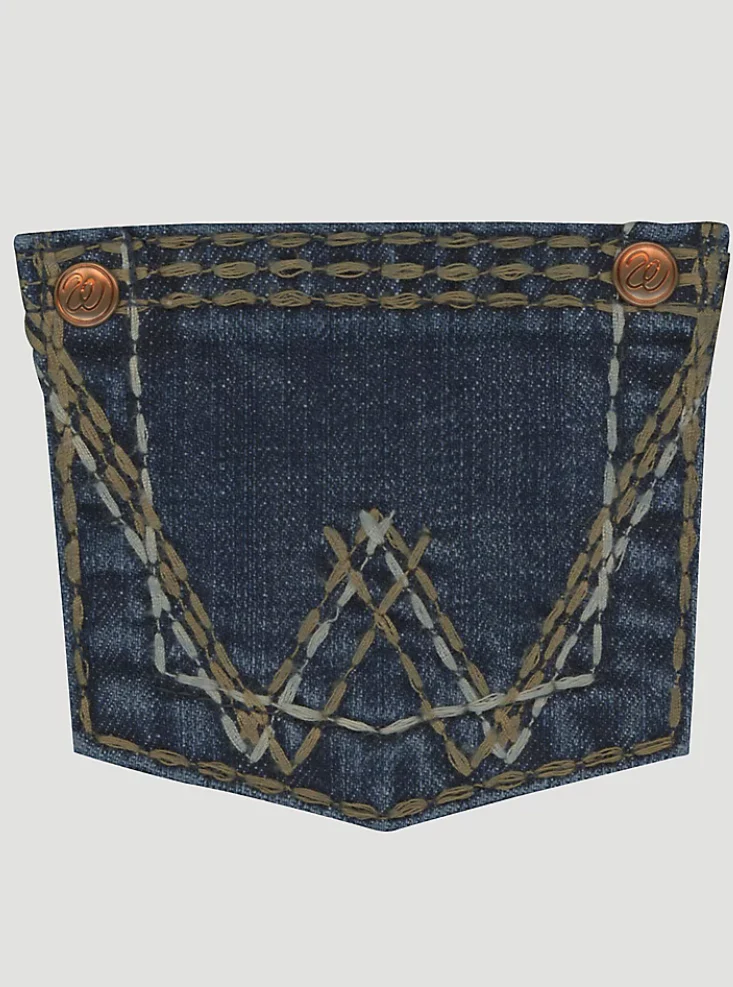 WRANGLER GIRLS PREMIUM PATCH JEAN (4-14) IN DENVEER STYLE 09MWGHS - Image 3