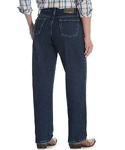 WRANGLER BLUES RELAXED FIT JEAN IN ANTIQUE INDIGO WB101AD - Image 3