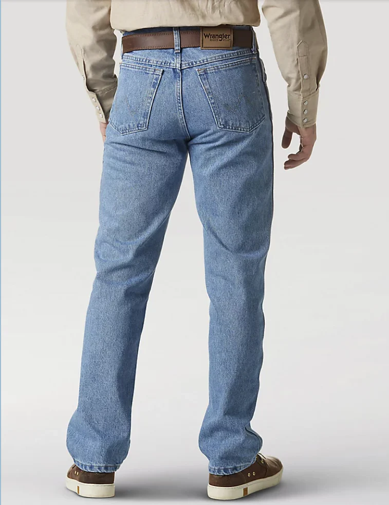 Wrangler Mens Classic Fit Jean Prewashed Style 39902RI - Image 2