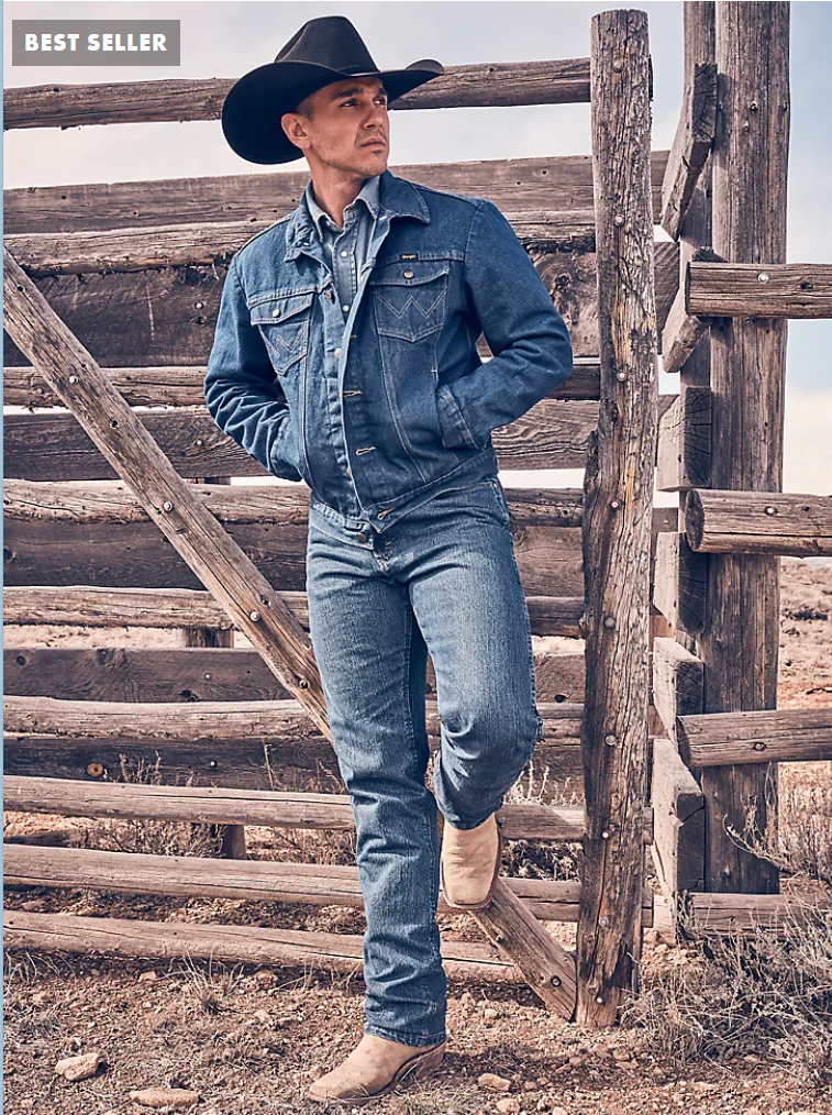 Wrangler Mens Cowboy Cut Slim Fit Jeans Style 0936ATW - Image 3