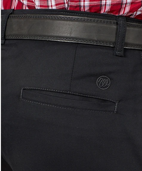 WRANGLER MENS CASUALS PLEATED FRONT RELAXED FIT PANTS IN BLACK STYLE 00097BK - Image 6
