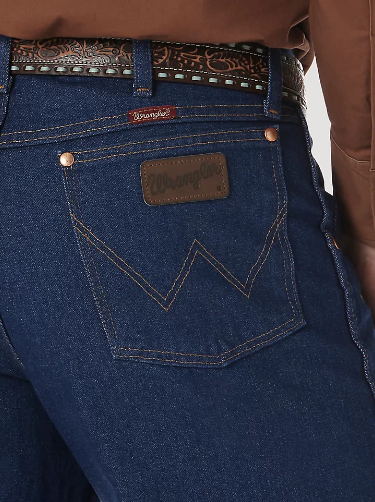 Wrangler Mens Prewashed Indigo Cowboy Cut Relaxed Fit Jeans Style 31MWZPW - Image 4