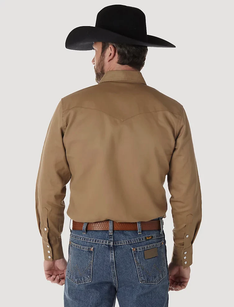 Wrangler Mens Rawhide Work Shirt Style MS71519 - Image 2