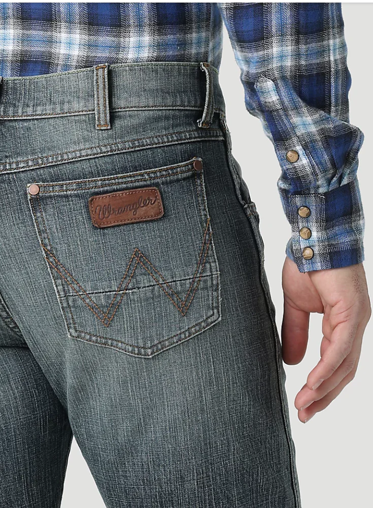 WRANGLER MENS RETRO SLIM FIT STRAIGHT LEG JEAN STYLE 112318445 - Image 2